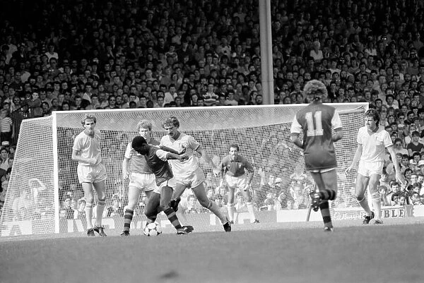 English League Division One match at Highbury. Arsenal 0 v Liverpool 2