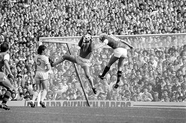 English League Division One match at Highbury. Arsenal 0 v Liverpool 2