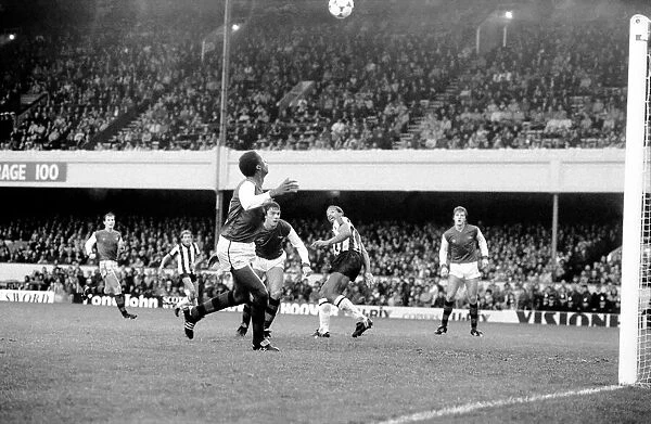 English League Division One match at Highbury. Arsenal 2 v West Bromwich Albion 0