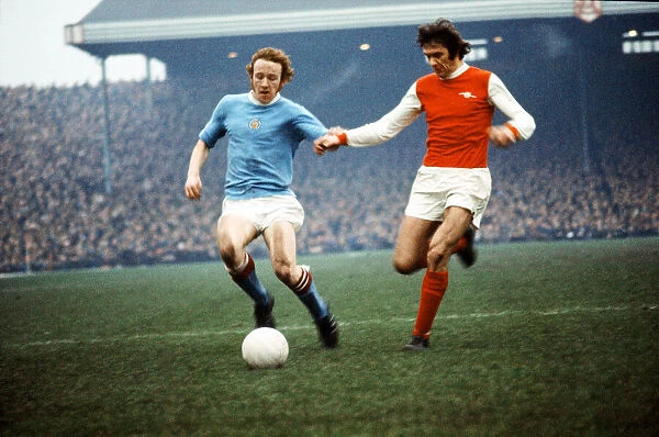 English League Division One match at Highbury. Arsenal 1 v Manchester City 0