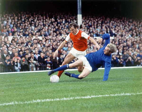 English League Division One match at Highbury. Arsenal 4 v Manchester United 0