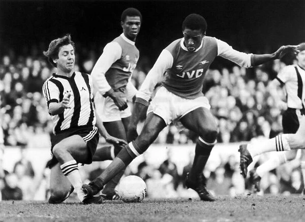 English League Division One match at Highbury. Arsenal 1 v Notts County 0