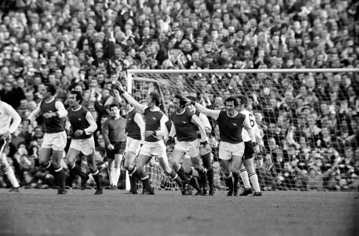 Framed Print : English League Division One match at Highbury Arsenal 4 v Derby County 0 Framed Print : English League Division One match at Highbury Arsenal 4 v Derby County 0