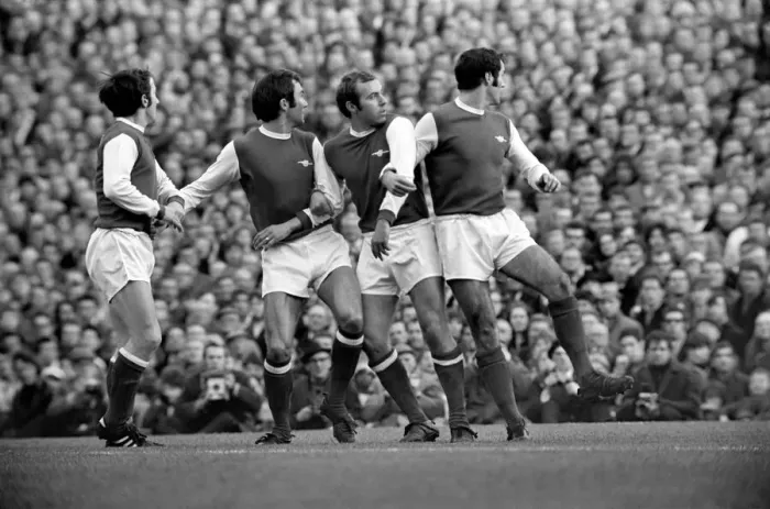 Framed Print : English League Division One match at Highbury Arsenal 4 v Derby County 0 Framed Print : English League Division One match at Highbury Arsenal 4 v Derby County 0
