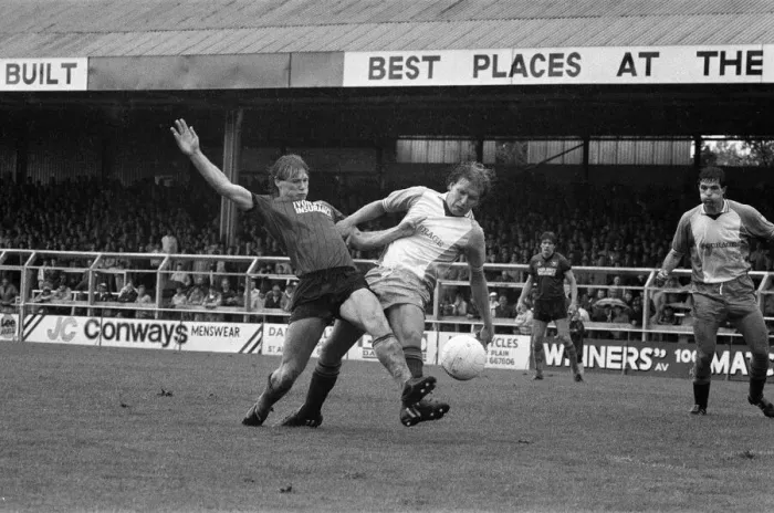 Framed Print : English League Division Three match at Home Park. Plymouth Argyle 0 -1 Reading Framed Print : English League Division Three match at Home Park. Plymouth Argyle 0 -1 Reading
