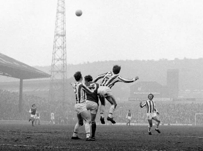 Framed Print : English League Division One match Huddersfield 2 v Arsenal 1 Huddersfield