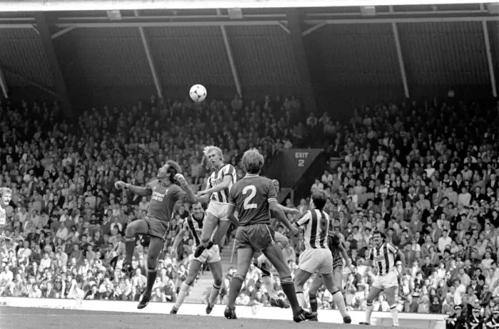 Framed Print : English League Division One match. Liverpool 2 v West Bromwich Albion 0 Framed Print : English League Division One match. Liverpool 2 v West Bromwich Albion 0