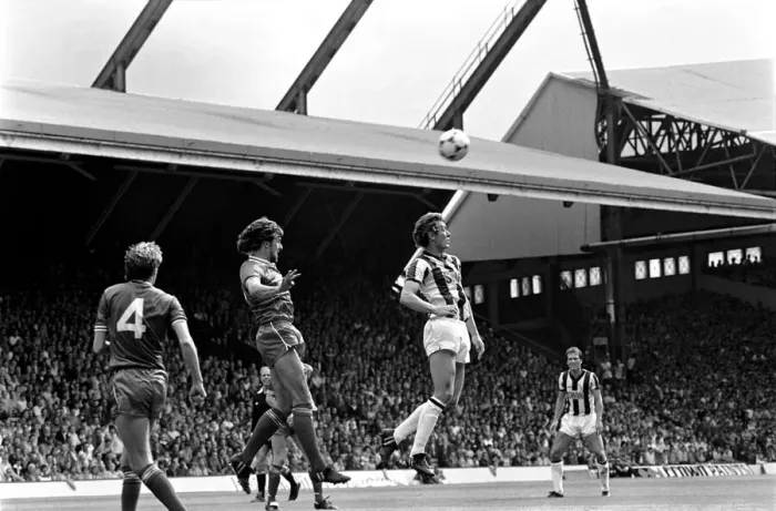 Framed Print : English League Division One match. Liverpool 2 v West Bromwich Albion 0