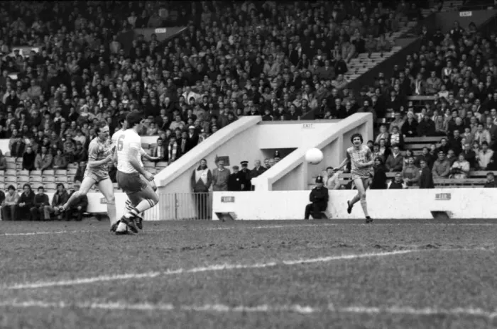 Framed Print : English League Division Two match at Maine Road. Manchester City 2 v Portsmouth 1 Framed Print : English League Division Two match at Maine Road. Manchester City 2 v Portsmouth 1