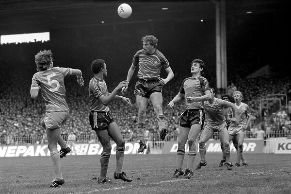 English League Division One match. Manchester City 0 v Luton Town 1. May 1983 MF11-29-050