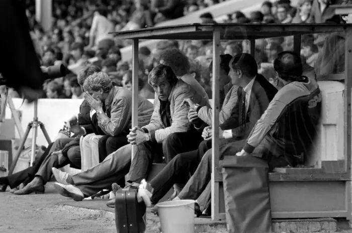 Framed Print : English League Division One match. Manchester City 0 v Luton Town 1. May 1983 MF11-29-091