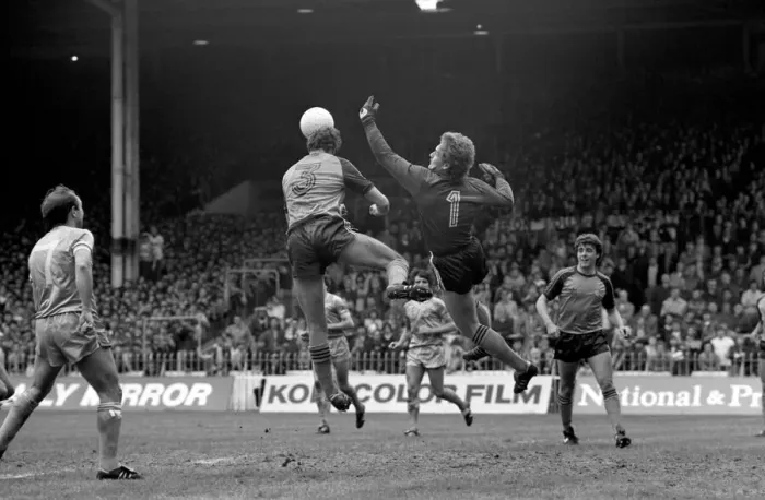Framed Print : English League Division One match. Manchester City 0 v Luton Town 1. May 1983 MF11-29-054 Framed Print : English League Division One match. Manchester City 0 v Luton Town 1. May 1983 MF11-29-054
