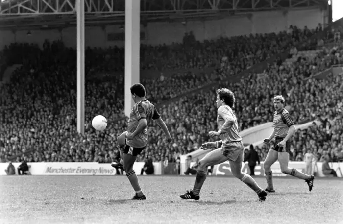 Framed Print : English League Division One match. Manchester City 0 v Luton Town 1. May 1983 MF11-29-064