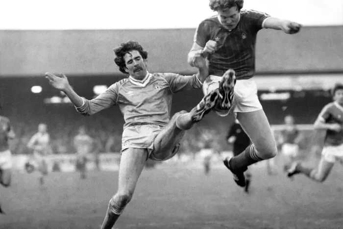 Framed Print : English League Division One match. Nottingham Forest 3 v Manchester City 0 Framed Print : English League Division One match. Nottingham Forest 3 v Manchester City 0