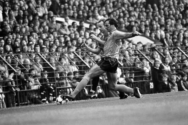 English League Division One match at Old Trafford. Manchester United 3 v Wolverhampton