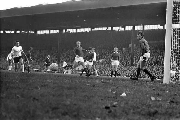 English League Division One Match at Old Trafford. Manchester United 3 v Tottenham
