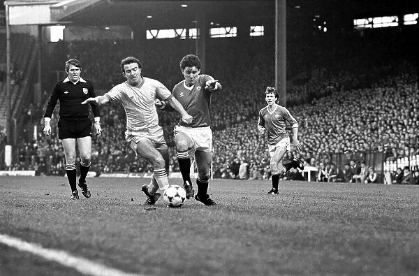English League Division One match at Old Trafford Manchester United 2 v Nottingham Forest