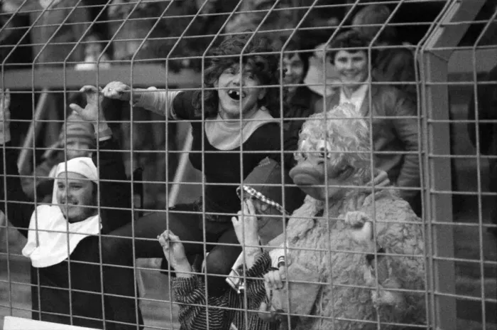 Framed Print : English League Division Two match. Oldham Athletic 0 v Blackburn Rovers 3