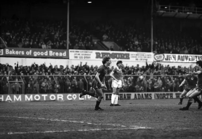 Framed Print : English League Division Two match. Oldham Athletic 0 v Blackburn Rovers 3