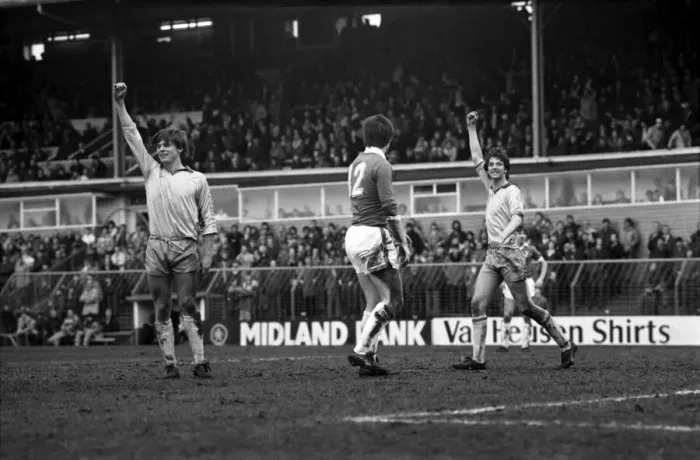 Framed Print : English League Division Two match. Oldham Athletic 0 v Sheffield Wednesday 3 Framed Print : English League Division Two match. Oldham Athletic 0 v Sheffield Wednesday 3