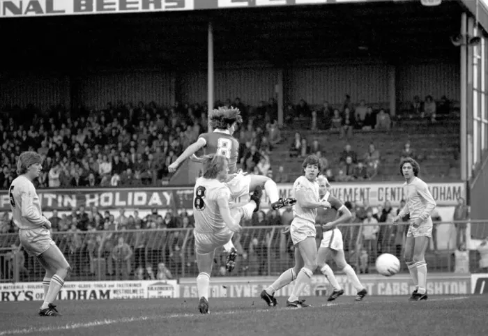 Framed Print : English League Division Two match. Oldham Athletic 1 v Chelsea 0 Framed Print : English League Division Two match. Oldham Athletic 1 v Chelsea 0