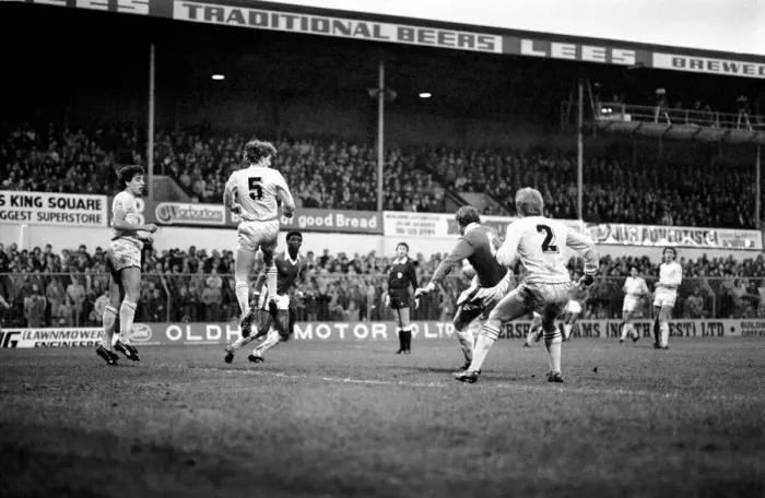 Framed Print : English League Division Two match. Oldham Athletic 1 v Chelsea 0 Framed Print : English League Division Two match. Oldham Athletic 1 v Chelsea 0