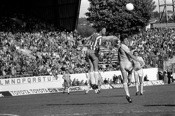 English League Division Two match. Sheffield Wednesday 3 v Chelsea 2 September 1982