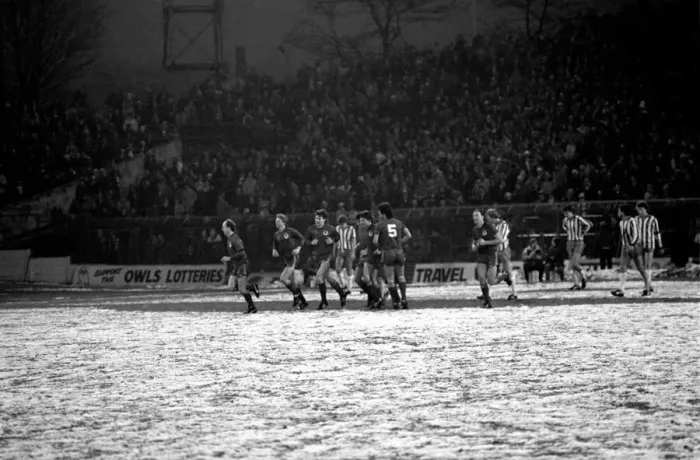 Framed Print : English League Division Two match. Sheffield Wednesday v Blackburn Rovers Framed Print : English League Division Two match. Sheffield Wednesday v Blackburn Rovers