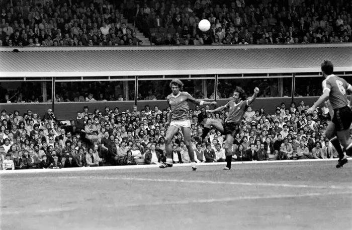 Framed Print : English League Division One match at St. Andrews. Birmingham City 0 v Manchester United 0