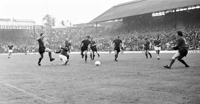 Framed Print : English League Division One match at St Andrews. Birmingham City 5 v Derby County 1 Framed Print : English League Division One match at St Andrews. Birmingham City 5 v Derby County 1
