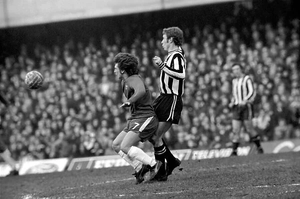 English League Division One match at Stamford Bridge Chelsea 3 v Newcastle United 2
