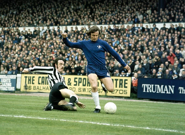 English league Division One match at Stamford Bridge Chelsea v Newcastle United