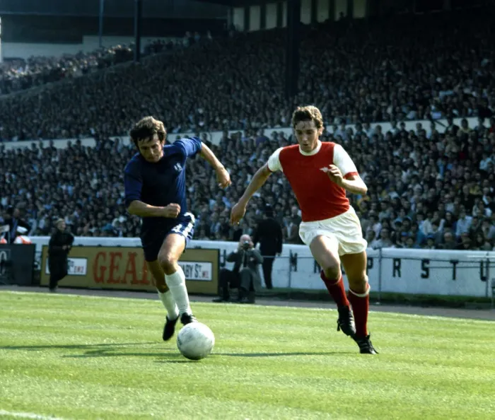 Framed Print : English League Division One match at Stamford Bridge Chelsea v Arsenal