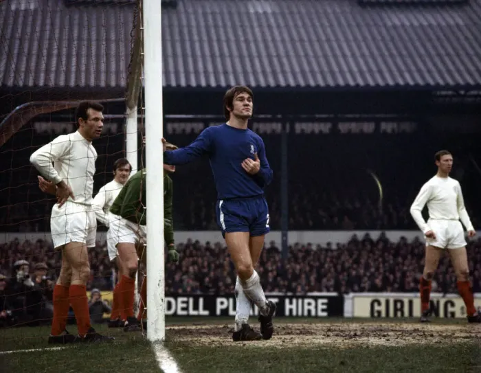 Framed Print : English League Division One match at Stamford Bridge Chelsea v Leeds United
