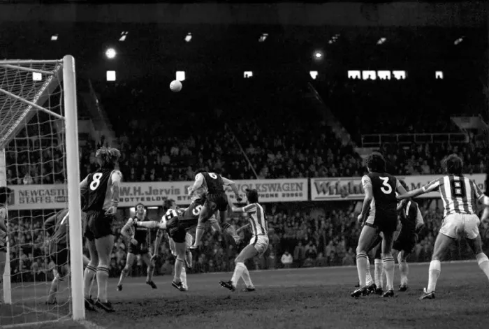 Framed Print : English League Division One match. Stoke City 0 v Aston Villa 3 Framed Print : English League Division One match. Stoke City 0 v Aston Villa 3