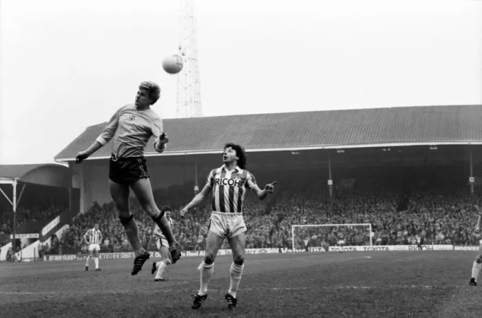 Framed Print : English League Division One match Stoke City 0 v Sunderland 1 March 1983 Framed Print : English League Division One match Stoke City 0 v Sunderland 1 March 1983
