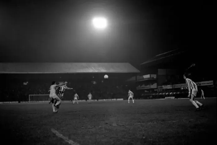 Framed Print : English League Division One match. Stoke City 1 v Leeds United 2 Framed Print : English League Division One match. Stoke City 1 v Leeds United 2