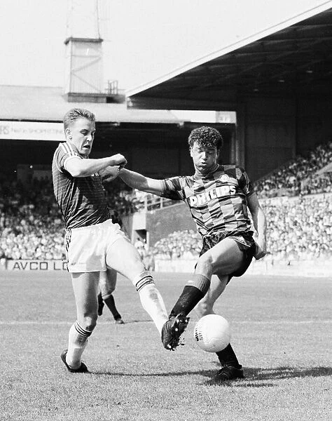 English League Division One match at Upton Park. West Ham United 2 v Manchester