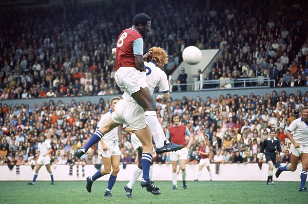 English League Division One match at Upton Park. West Ham United 5 v Leicester City