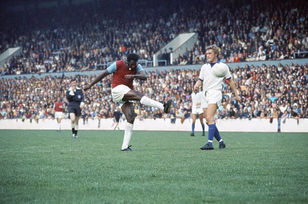 English League Division One match at Upton Park. West Ham United 5 v Leicester City