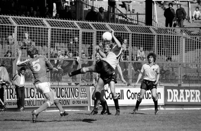 Framed Print : English League Division Two match at The Valley. Charlton Athletic 1 v Watford 1