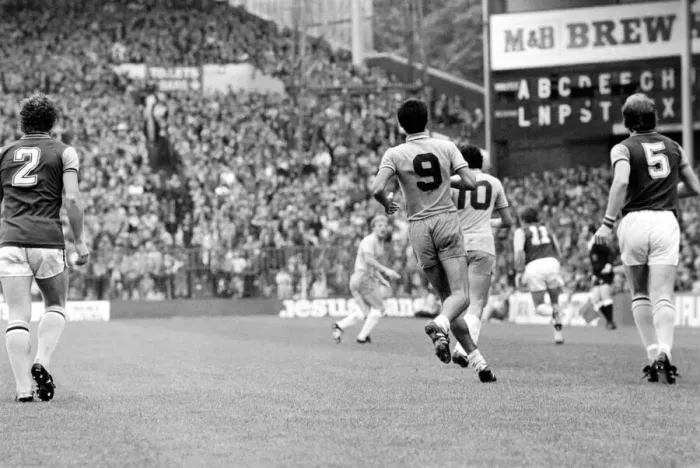 Framed Print : English League Division One match at Villa Park. Aston Villa 1 v Coventry City 0