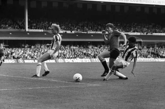 Framed Print : English League Division One match. West Bromich Albion 3 v Manchester United 1 Framed Print : English League Division One match. West Bromich Albion 3 v Manchester United 1