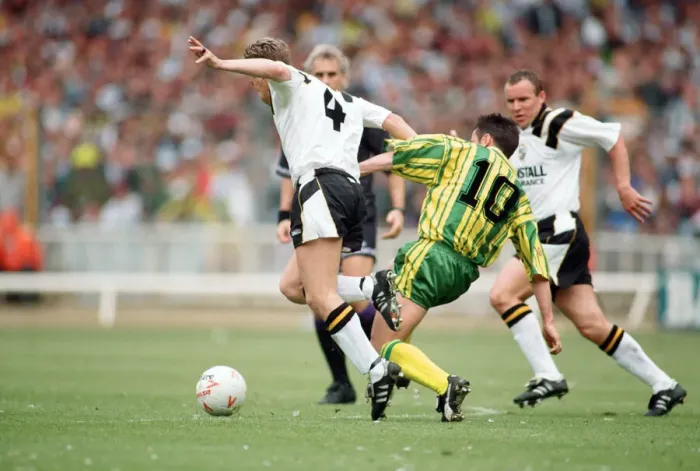Framed Print : English League Division Two Play Off Final at Wembley Stadium