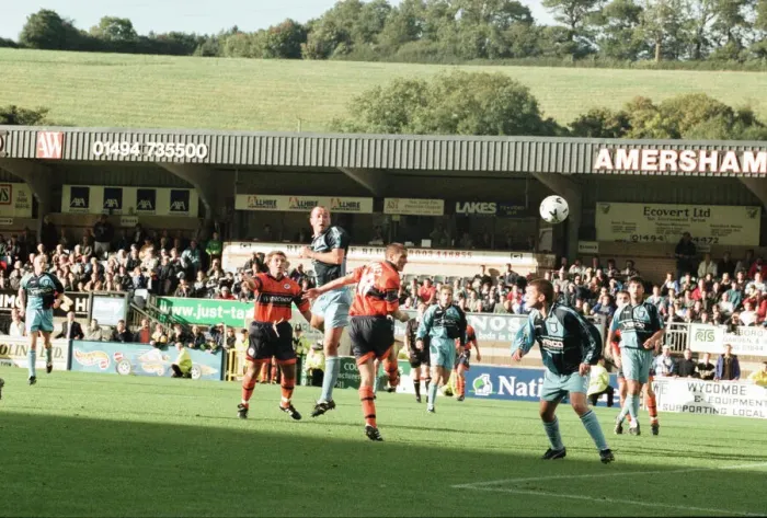 Framed Print : English League Division Two Wycombe Wanderers 5 - 3 Reading match held at Adams Park