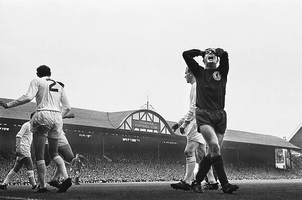 English Old League Division One match at Anfield. Liverpool 2 v Sunderland 2