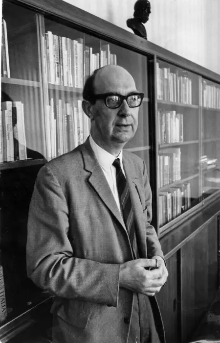 Framed Print : English poet and novelist Philip Arthur Larkin, who was born in Coventry. July 1972