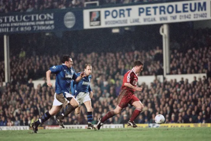 Framed Print : English Premier League match at Goodison Park. Everton 1 v Liverpool 1 Framed Print : English Premier League match at Goodison Park. Everton 1 v Liverpool 1
