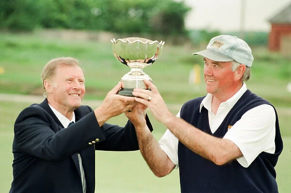 English Seniors Open Golf Championship, 7th June 1996. Joint winner Gordon Edwards