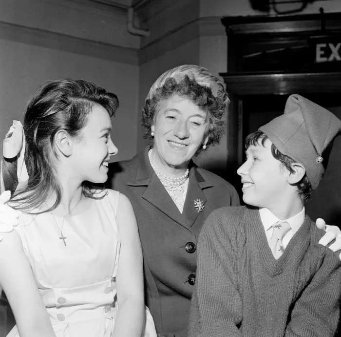 Framed Print : Enid Blyton went along to The Scala Theatre to choose Londons youngest leading man